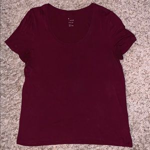 Two scoop neck shirts